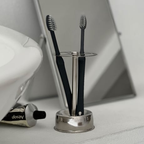 予約販売6月中旬～6月下旬頃発送予定　oralcare-03006　ステンレス 歯ブラシスタンド