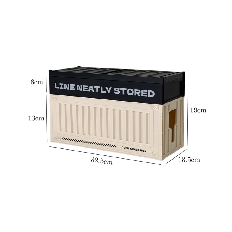 box-03090 LINE NEATLY STORED スクエア ケーブル 収納ボックス |