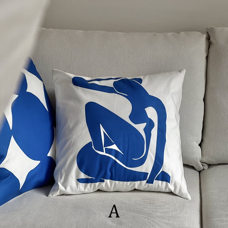 クッションカバー　【ブルー】 SANELA サネーラ クッションカバー, ブルー, 40x58 cm - IKEA