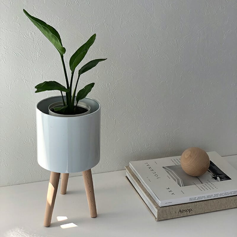 gardening-03014 tripod ウッドスタンド プランター 鉢カバー 5 gardening-03014 tripod ウッドスタンド プランター 鉢カバー 5