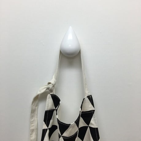 interior-03008　しずく 滴 レインドロップフック 木製 ウォールハンガー