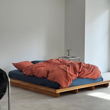 beddingsets-03106　orange×navy 布団カバーセット