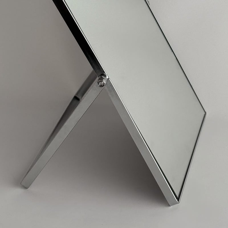 mirror-03108 ステンレスフレーム スクエア 卓上ミラー | ART OF BLACK