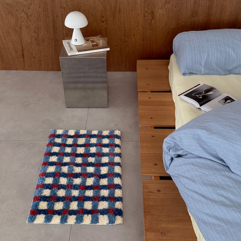 予約販売6月下旬～7月上旬頃発送予定 rug-03102 ブルー×レッド