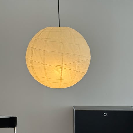 light-03381　生成り色 Spiral Rice Paper Shade 60cm 和紙 ペンダントライト