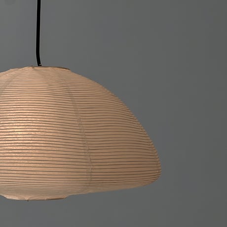 light-03304　Semicircle Rice Paper Shade 和紙 ペンダントライト