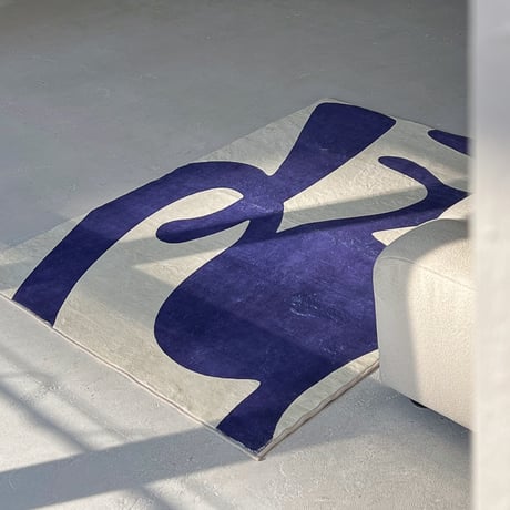 rug-03059　ラインアート ラグ 120cm×160cm