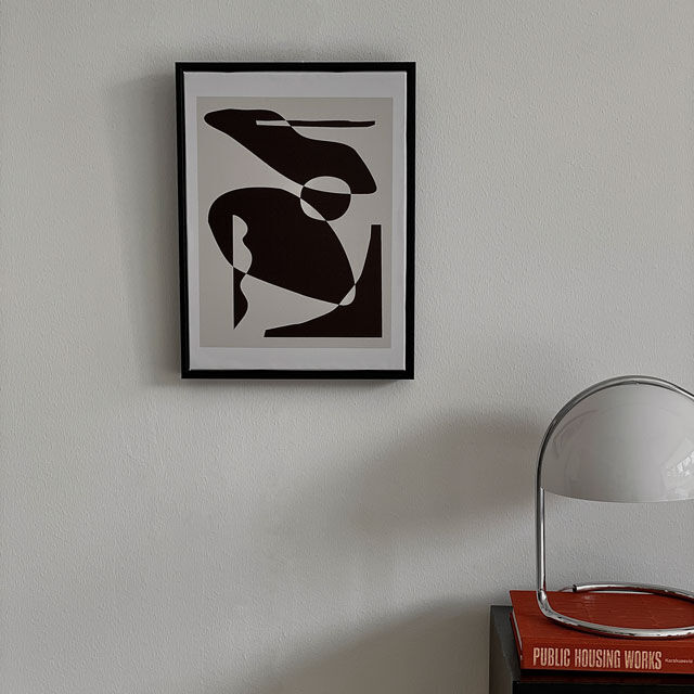 poster-03067 uneven アートポスター フレーム付き 40×30cm | AR