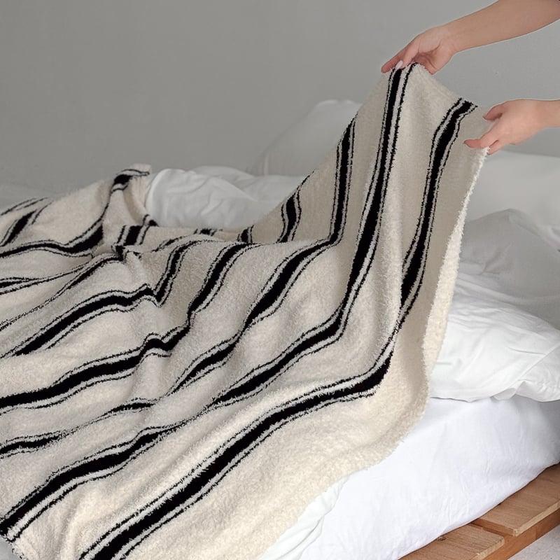 予約販売5月中旬~5月下旬頃発送予定 bedthrow-03018 ストライプ 予約販売5月中旬~5月下旬頃発送予定 bedthrow-03018 ストライプ