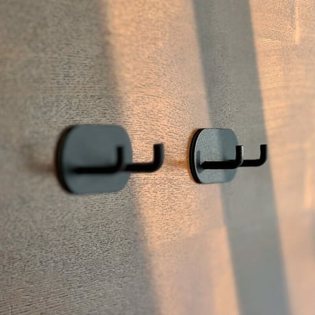 wallhook-03008　2個セット アイアン Jフック ウォールフック