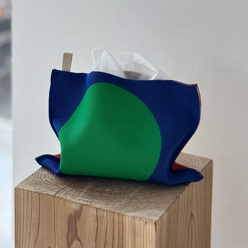tissuebox-03083 リバーシブルデザイン ニットティッシュケース | ART