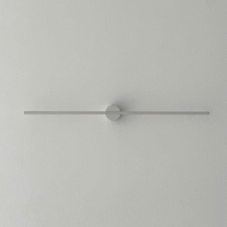 wall-03087　ホワイト スライド ライン タオルハンガー 60cm