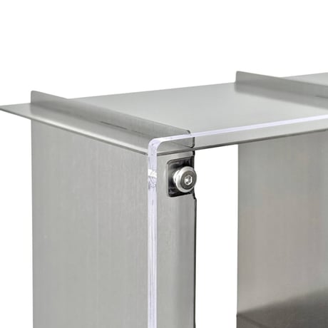 rack-03124　3段 ステンレス カップシェルフ