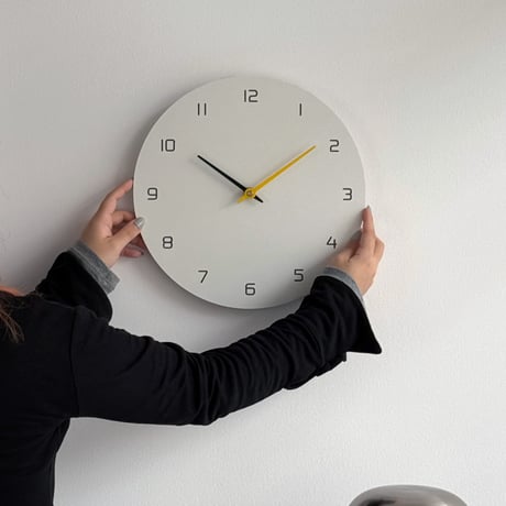 予約販売6月中旬～6月下旬頃発送予定　clock-03092　accent clock hands ウォールクロック 掛け時計 静音