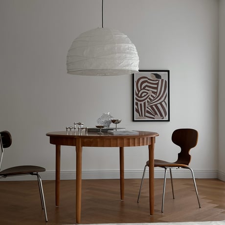 light-03300　hemisphere Rice Paper Shade 和紙 ペンダントライト