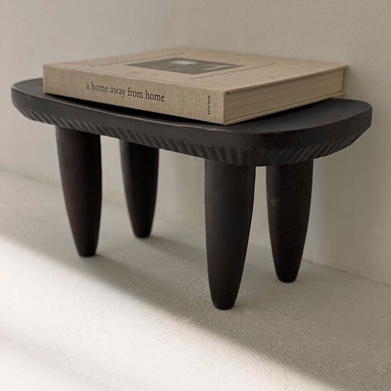 セヌフォスツール　小サイズ stool-03018 SENUFO STOOL 木彫りアフリカンスツール | ART OF