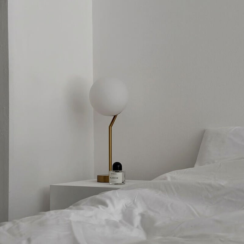 light-03217 USB bend ガラス ラウンドボール テーブルランプ LED 15