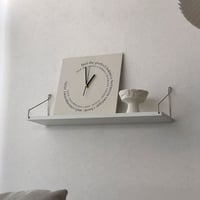 shelf-03025　hang silver ウッド ウォールシェルフ 60cm
