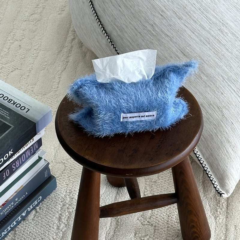 tissuebox-03069 シャギーニット ティッシュケース | ART OF BLACK