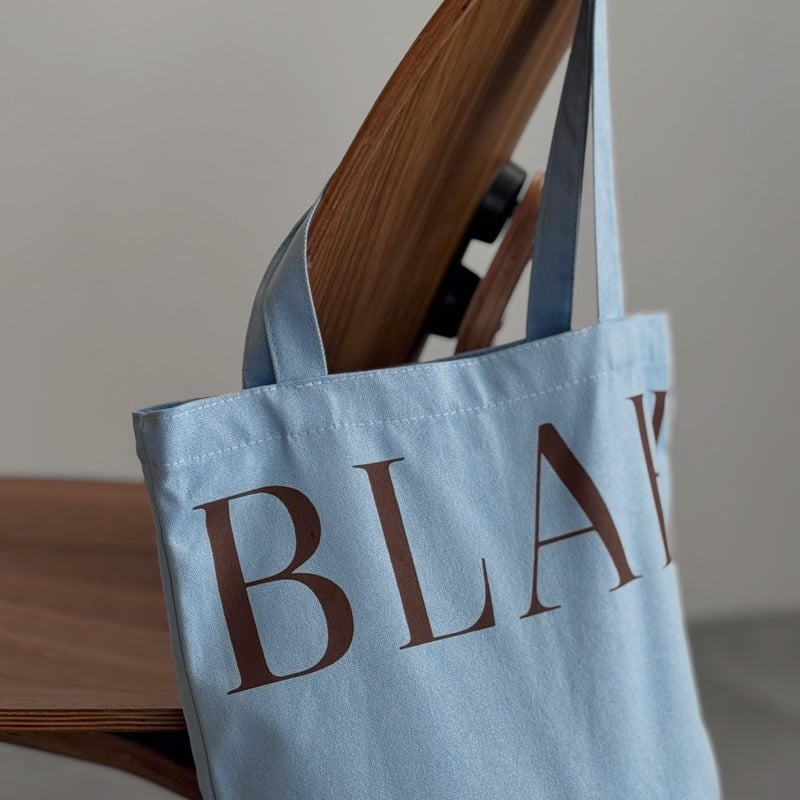 BadBlue ブラウン ドット トートバッグ　保存袋タグ付き bag-03117 BLAH ブルー×ブラウン トートバッグ | ART OF BLACK