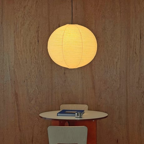 light-03384　ホワイト 細めピッチタイプ Rice Paper Shade Large 60cm 和紙 ペンダントライト