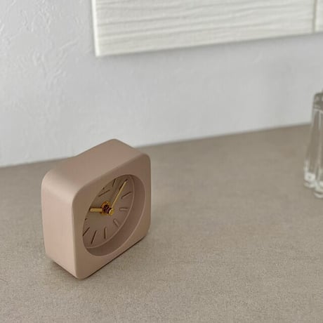 clock-03028　clay 置き時計 静音