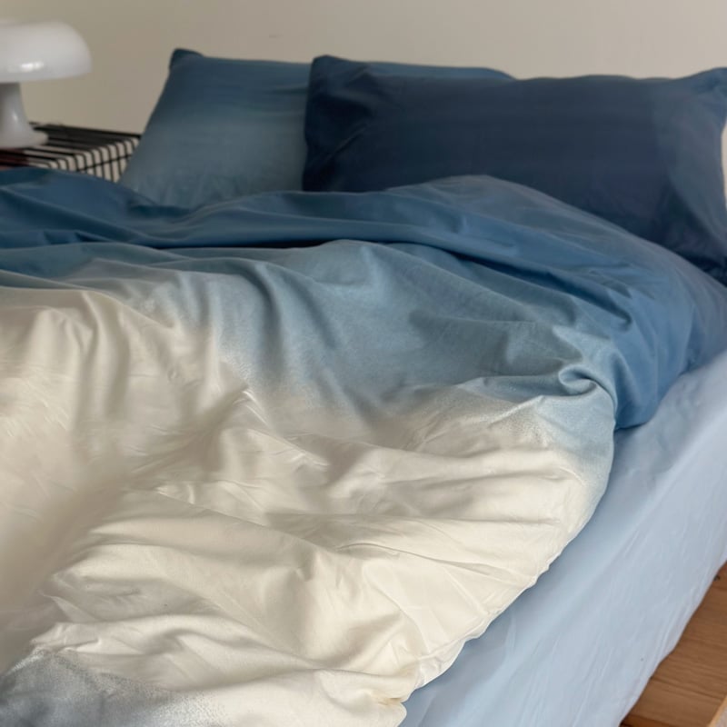 beddingsets-03040 ブルー グラデーション 布団カバーセット