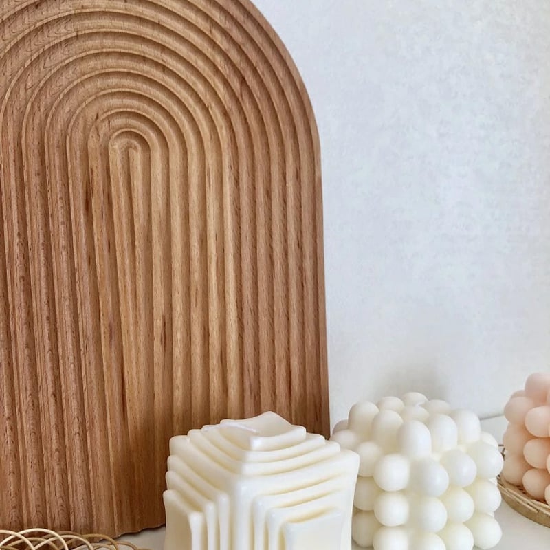 tray-03041 ウッドトレイ Rainbow カフェトレイ 木製プレート