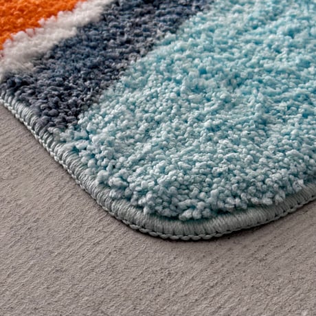 予約販売7月中旬～7月下旬頃発送予定　rug-03108　sunset pool ラグ 40×60cm