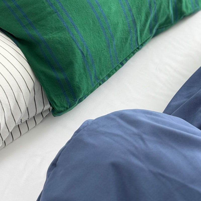   Blue Pheasant 6枚セット beddingsets-03088 blue×green×white 布団カバーセット | A