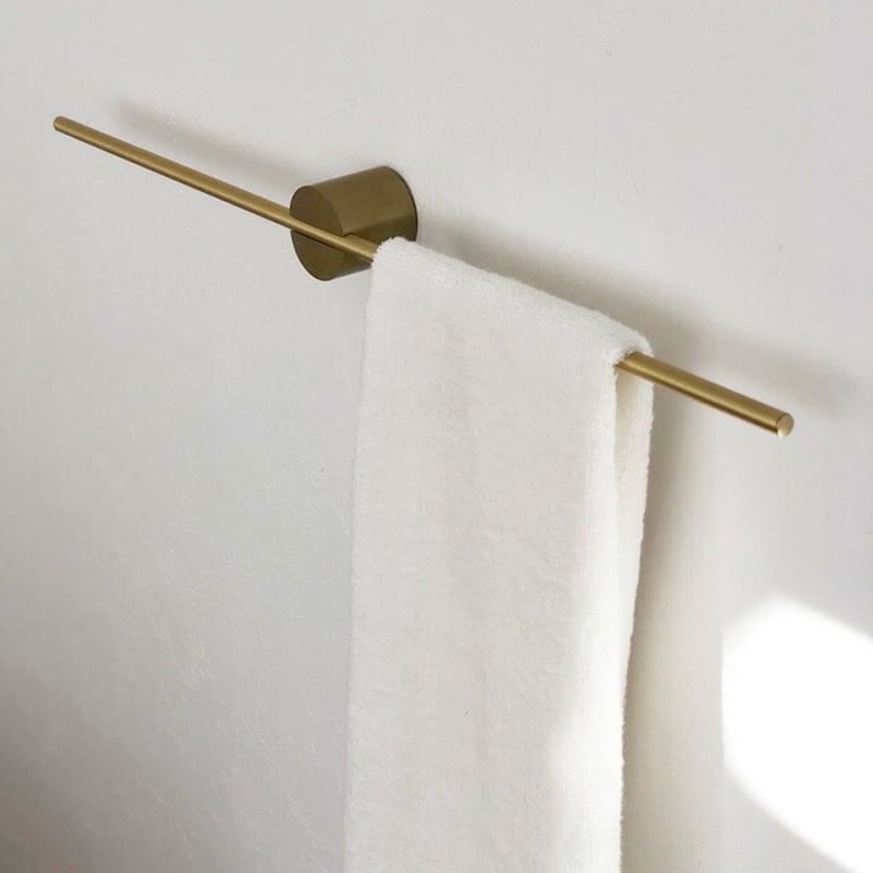 wall-03063 GOLD タオルハンガー ウォールハンガー バー | ART OF BLACK