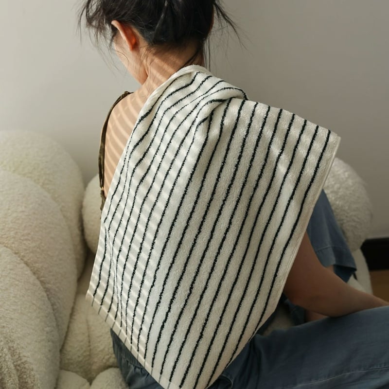 towel-03024 ストライプ バスタオル フェイスタオル | ART OF BLACK