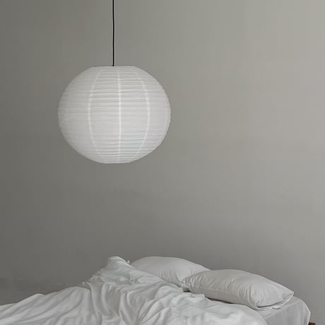 予約販売6月中旬～6月下旬頃発送予定　light-03174　ホワイト Rice Paper Shade Large 60cm 和紙 ペンダントライト