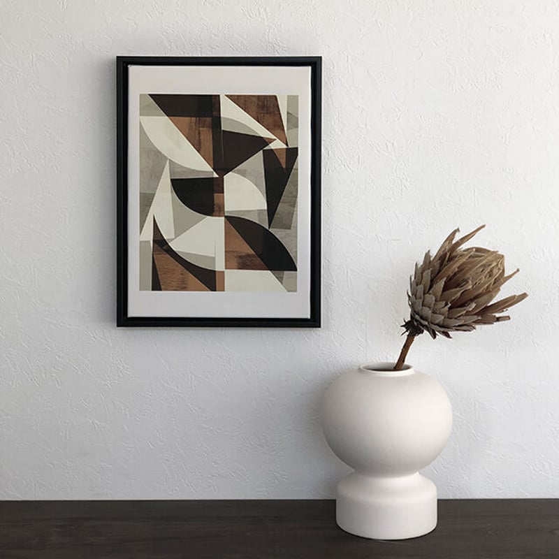 poster-03037 ventilateur アートポスター フレーム付き 40×30cm