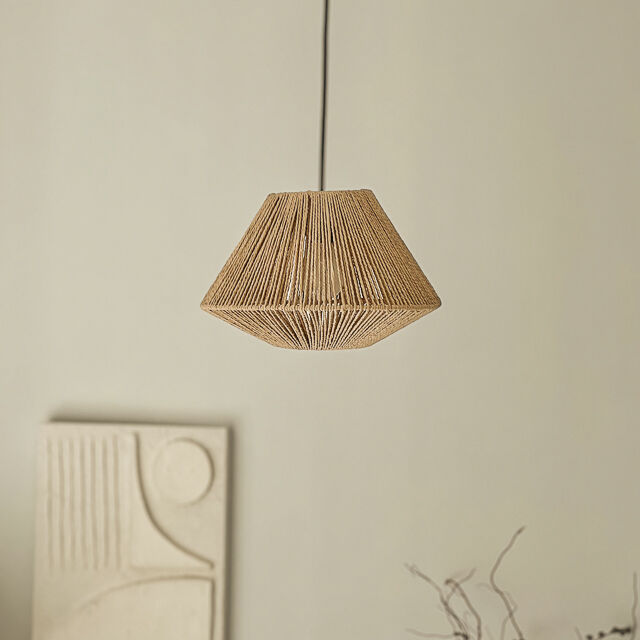 light-03155 rhombus ペーパーコード ペンダントライト 口金E26 | AR