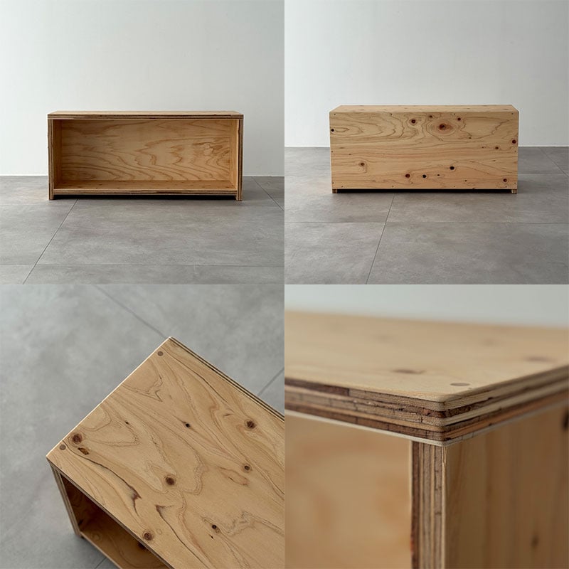 rack-03104 受注生産 ラーチ合板 ユニットラック W90cm | ART OF