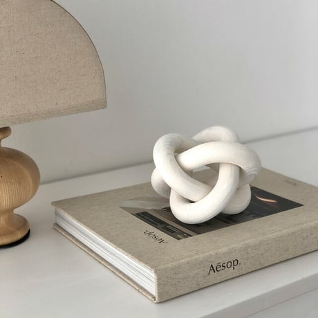 objet-03078　banji ウッドオーバルリングオブジェ