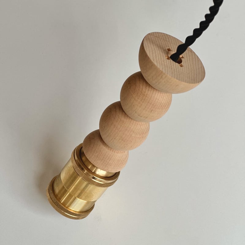 ウッドパーツのペンダントライト 3灯セット　ハンドメイド　真鍮 楽天市場】ウッドパーツ 無塗装 真鍮ソケット ペンダントライト