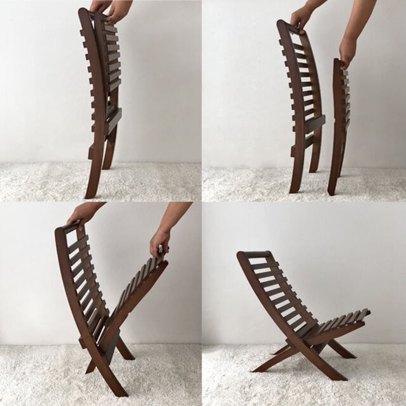 chair-03025 ローチェア バンブー 差し込み式 | ART OF BLACK