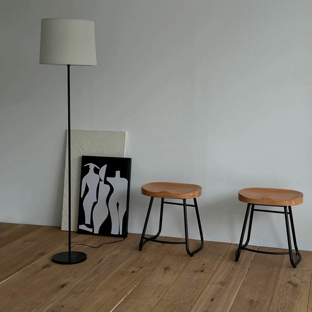 レア♡ｉｍａｎｅ 　　　　　　ワークスタンド chair-03039 H45cm アイアンスタンド スツール | ART OF BLACK