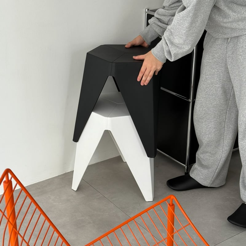 新品未使用品 ART OF BLACK サイドテーブル スツール table-03012 ヘキサゴン サイドテーブル スツール | ART OF BLACK