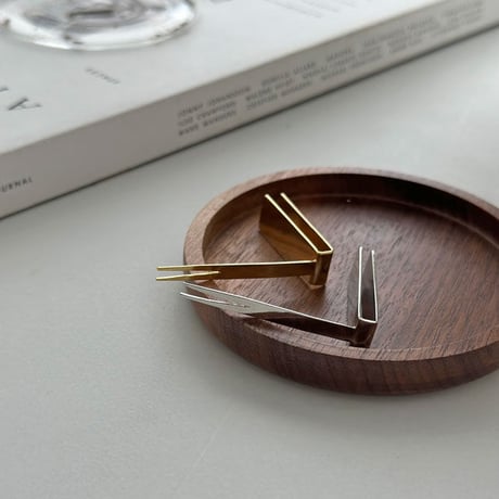 incenseholder-03060　fork 真鍮 グラスインセンスホルダー