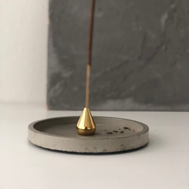 incenseholder-03024 セメント インセンスホルダー お香立て