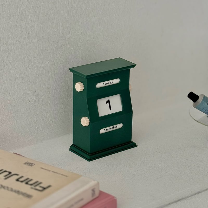 calendar-03019 ダイヤル式 卓上 万年カレンダー | ART OF BLACK