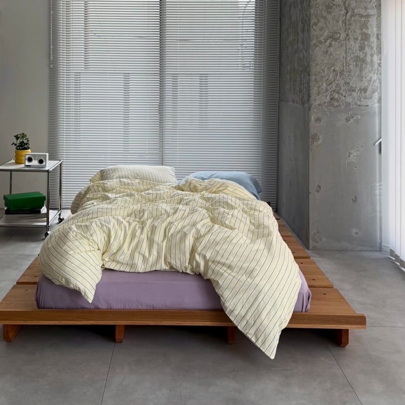 ロゼック　寝具セット Sleep】くしゅくしゅ 2点セット（セミダブル）(寝具セット