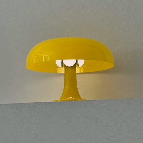 light-03355　USB イエロー マッシュルーム テーブルランプ LED