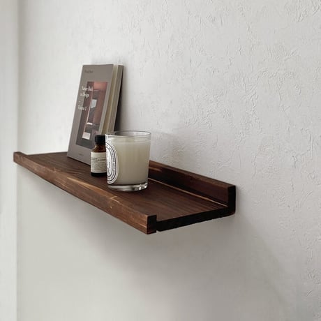 shelf-03019　ウッド ウォールシェルフ 60cm