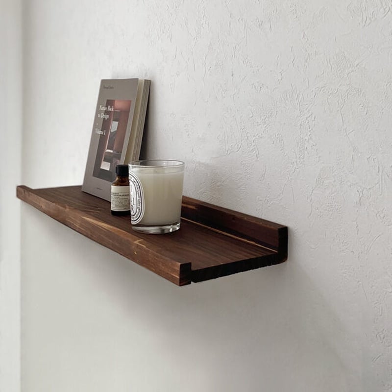 shelf-03019 ウッド ウォールシェルフ 60cm | ART OF BLACK