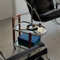 予約販売7月中旬～7月下旬頃発送予定　wagon-03042　天然木 ガラス天板 アーチワゴン