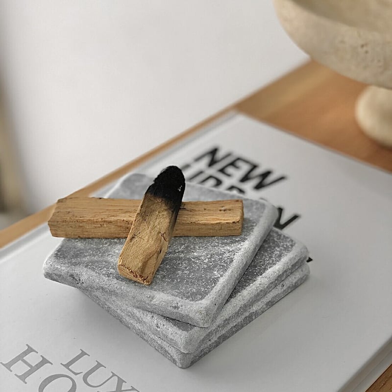 plate-03072 イタリア産 天然大理石 ナチュラルストーンプレート 10cm